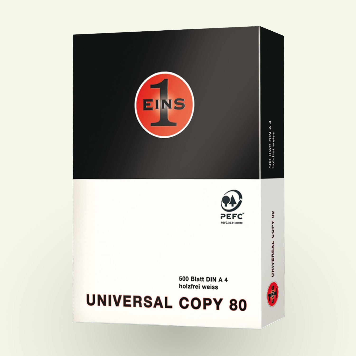 CARTA  UNIVERSAL COPY 80  BLACK   A4  (500Fg) Foto prodotto